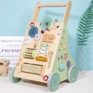 Educational Multifunction Wooden Baby Push Toy