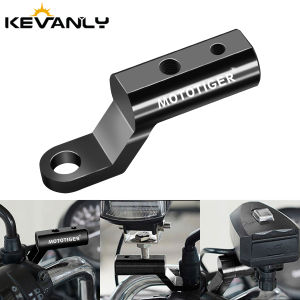 1x Motorcycle Rearview Mirror Expander Bracket High Quality Universal Adapter Holder Bar Phone Holder Motorbike Bike Accessories