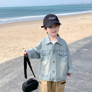 Áo Khoác Denim Mỏng Cho Bé Trai Mùa Xuân Thu Áo Khoác Trẻ Em Thời Trang Áo Khoác Trẻ Sơ Sinh Mỏng Áo Khoác Trẻ Em Mùa Xuân