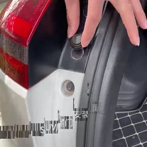 สติ๊กเกอร์กันกระแทกประตูรถยนต์ 10 ชิ้น แผ่นยางสีดำ แผ่นกันกระแทกประตูรถยนต์ อุปกรณ์ตกแต่งประตูรถยนต์