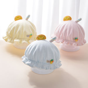 Thin Baby Hat Spring Baby Bucket Hat Protective Fontanel Hat Breathable Summer Small-Month Sun Hat Beanie Cute