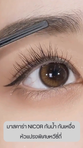 Mascara มาสคาร่าปัดขนตารุ่นพิเศษ มี 2 สี กันน้ำ กันเหงื่อ ไม่ไหลเยิ้ม ใต้ตาไม่แพนด้า หัวแปรงเป็นซี่ ช่วยให้ปัดขนตาได้เส้นต่อเส้น ไม่จับตัวเป็นก้อน ตาสวยขึ้นทันที **ส่งด่วน**