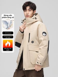 Celebrity Style Thickened Goose Down Jacket Outerwear