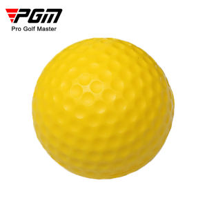 PGM Golf Ball PU Foam Diameter 40mm Yellow light weight Indoor practice soft ball