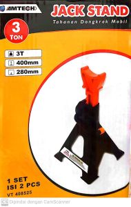 AMTECH 1 Set (2pcs) 3T Jack Stand 3 Ton Alat Tahanan Penyangga Body Mobil