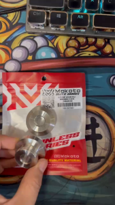 MOKOTO ELITE SERIES 13057-HUB AND MILE FOR NMAX/AEROX V1/V2/V3 MOTORCYCLES-STAINLESS 304