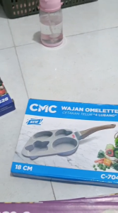 Wajan Omelette Anti Lengket 2 3 4 Lubang Aluminium Wajan Serbaguna Untuk Telur Pancake