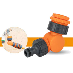 1pc Garden Plastic Hose Tap Adjustable Quick Connector For 13mm Hose Tube Garden Watering Fitting 180° Rotatable Fauce 917