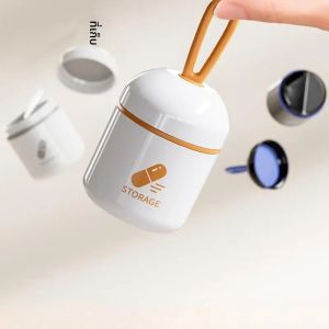 กล่องยาขนาดเล็ก 1/4 ชิ้น - กะทัดรัด สะดวก กันน้ำ และกันความชื้น - กล่องเก็บยาที่บ้าน