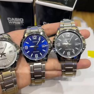 [CASIO MEN] CASIO ANALOG QUARTZ STAINLESS STEEL BAND MEN WATCH MTP-V004D-1A / 1B / 2B / 7A / 7B2