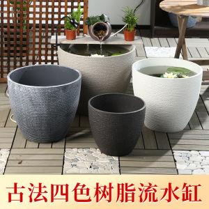 Thickened Plastic Special Basin Water Cylinder Bucket Container Stall Tool Raw Material for Intangible Cultural Heritage Paint Fan
