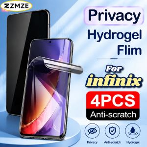 4 Pcs For infinix Note 60 50 40 30 10 Pro+ 60 Ultra 50S 50X 40S 40X 30 VIP 30i Series Privacy Glossy Protectors Hydrogel Films