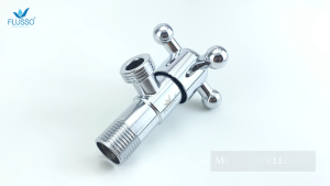 Stop Kran Cabang Single Jet Shower Toilet Kamar Mandi Kloset Keran Air Drat 1/2 Inch Flusso 22132221