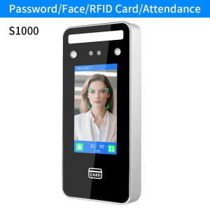 Wall Mount Dynamic facial recognition attendance andaccess control machine 1000 face for security protection With wiegand26