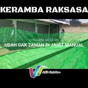 PROMO Berkualitas - Keramba Ikan Kasa Hijau ukuran RAKSASA 12x4x25