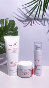 CJBC Bundling Cleanser Facial Cream Sunscreen Pembersih Pori Muka Berminyak Mencerahkan Kulit Anti UV-A UV-B Perawaran Wajah