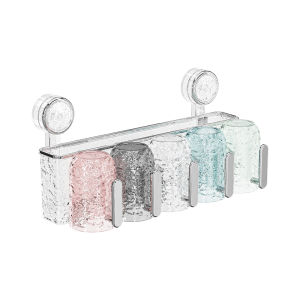 AIJIADA | Suction Cup Toothbrush and Rinse Cup Holder Wall-Mounted No-Drill