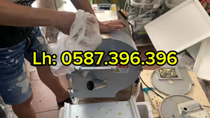 HÀNG MỚI VỀ Máy thái rau củ công nghiệp lát thái sợi thái hạt lựu năng suất 650kg/h thái cà rốt mướp đắng bảo hành 12 tháng
