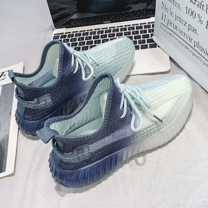 Giày Thể Thao Nam Mùa Hè Thoáng Khí Đa Năng Dệt Lưới Đế Cao Su Đế EVA Mũi Tròn Đế Xuồng Thời Trang Thường Ngày