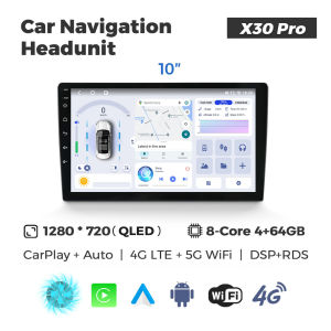 MEKEDE 9 10 Inch Car Multimedia Player Wireless CarPlay Android Auto 4G LTE Car Radio Dashcam DVR Built-in RDS FM Radio EU Band