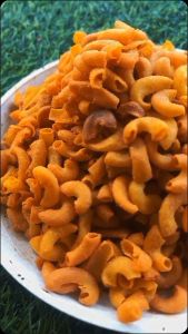 Makaroni Cikruh Daun Jeruk 500gr Pedas Gurih - Cemilan Bikin Nagih