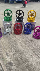 ล้อจีออโน่ ล้อแม็กแต่ง CNC HONDA GIORNO+ จีออโน่ 5ก้าน ขอบ 12 นิ้ว หน้า-หลัง ตรงรุ่น สวยตรงปก V.2 มี 10 สี