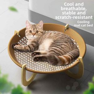 Summer Suitable Multilayer Wooden Pet Cat Bed