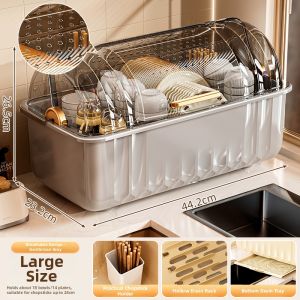 MEIZHUFU | Dish Drying and Storage Rack