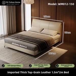 Luxury Italian Style Soft King Bed 180cm