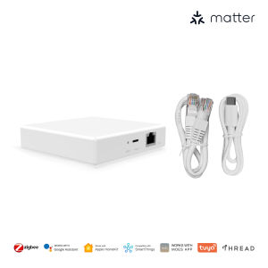 MOES | MOES Tuya Zigbee Matter Thread Gateway Smart Home Bridge Matter Hub Support Voice Control Siri Homekit Smartthings Google Alexa