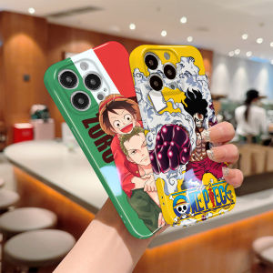 Hontinga เคสฟิล์มรวมทุกอย่างสำหรับ OPPO Reno 5 Pro 5G/4G รูปแบบ R17/R15/Reno ผ่านการ์ตูนอนิเมะลูฟี่เคส คลูฟี่แข็งดี กระแทกสมบูรณ์ สำหรับเด็ก-หญิง