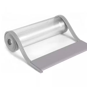 Commercial Grade PVC Plastic Windshield Curtain Self Absorbing Magnetic Door Drape Transparent Partition for Air Conditioner