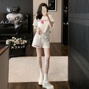 Fashionable Casual Sportswear Set Womens Spring Autumn New Style Slimming Youthful Wide Leg Pants Cardigan Two Piece Set