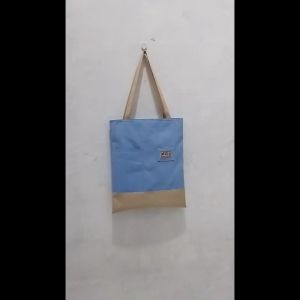 Dely Tote Bag Wanita Bahan Kanvas Model Kasual Praktis Resleting
