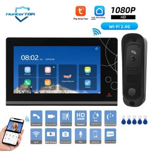 Hệ Thống Chuông Cửa Video WiFi 1080P Thông Minh Điều Khiển Bằng Ứng Dụng TUYA Tích Hợp Camera IP Với Chức Năng Phát Hiện Chuyển Động PIR Và Ghi Hình WDR