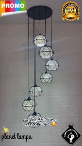 Lampu Gantung Hias Modern Minimalis 7 in 1
