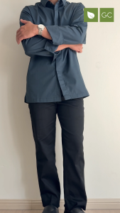 Flynn Grey Chef Jakcet Long Sleeve