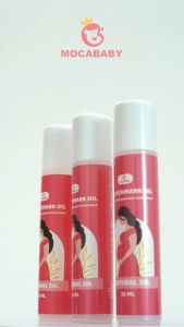 Mocababy Stretchmark Oil - Perawatan Ibu Hamil untuk Stretchmark Selulit & Bekas Luka. Mengandung Kolagen & Stemcell untuk Pudarkan Stretchmark Mencerahkan & Melembapkan Kulit dengan Efektif