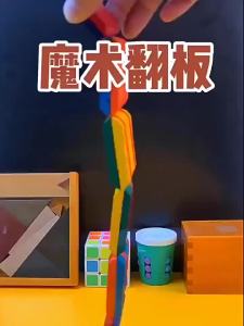 Funny Infinite Flip Folding Wooden Snake Wooden Jacobs Ladder Toys Jacobs Ladder Fidget Classic Toy Puzzle Toys