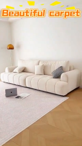 Modern Living room crapet Aesthetic rug Minimalist Non Slip Wear Resistant Easy Care