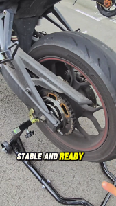 T2P Motorcycle Paddock Stand Sport Bike Rear Wheel Lift Swingarm Motorbike Stands Wheel Lifter