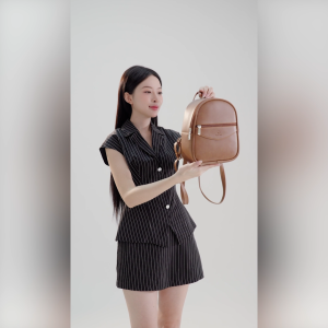 Balo Yuumy (Thời trang nữ basic năng động cỡ nhỏ - Balo da Liberal YBA113)