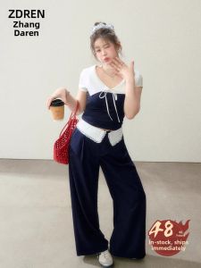 ZHANGDAREN | Bộ Đồ Nữ Dành Cho Người Mập Giúp Gọn Gàng