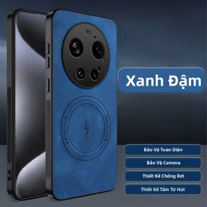 TAOYUNXI | Ốp Điện Thoại Sạc Không Dây Bằng Da Cho Xiaomi Poco F8/F7/X7 Pro M7 4G Magsafe Tương Thích Từ Tính Vỏ Funda