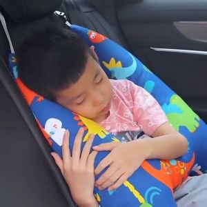 Special⚡Children's Car Safety Pillow Sleeping Pillow Encircling Support Removable Washable Liner Boys and Girls Seat Belts Neck Pillow - Available Safe and Comfortable