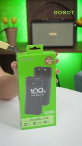 ROBOT Smart PowerBank Fast Charging 20000mAh RT25 22.5W 4 Port Output with LED Original - Garansi Resmi 1 Tahun