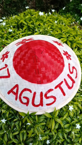 Caping HUT RI merah putih / topi kemerdekaan