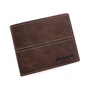 New Men Wallet Short Simple Soft PU Leather Card Holders Vintage Male Wallet High Quality Coin Pocket Mens Money Clips