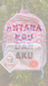 Tas Convers All Star Pink Bahan Premium: Bagpakak Viral dan Ransel Premium