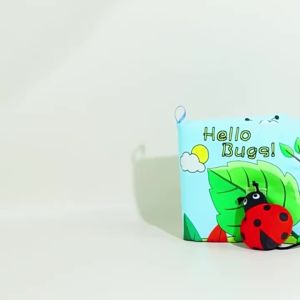 Đồ Chơi Sách Vải Mềm Cho Bé Với Đuôi Động Vật Biển Dành Cho Trẻ Sơ Sinh Phát Triển Sớm Đồ Chơi Xe Đẩy Tương Tác Sách Vải Nhăn Nheo